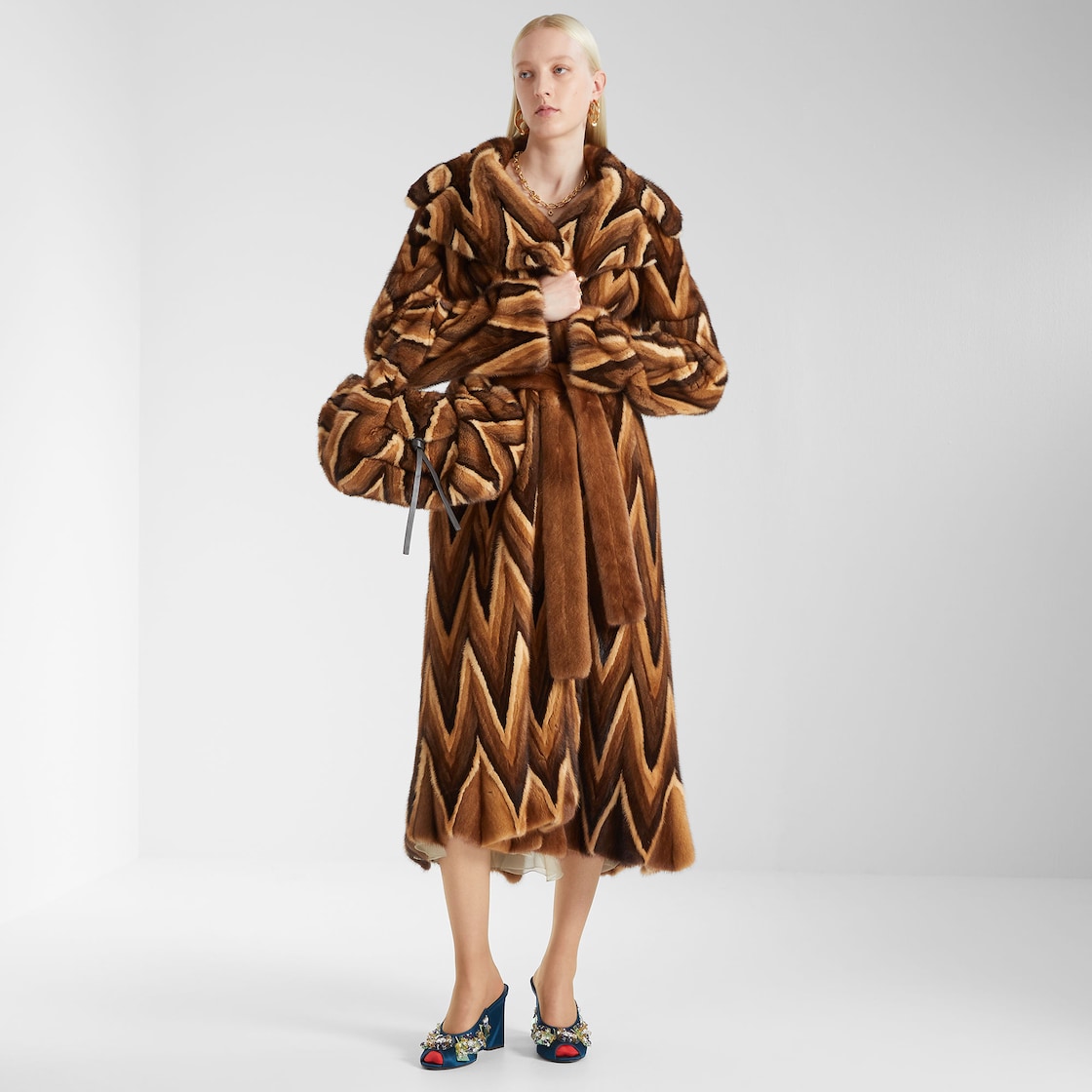 FENDI Spy Small Multicolor inlaid mink bag - Image 3